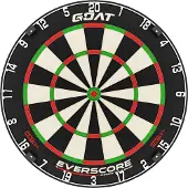 GOAT - Everscore NXT LVL Dartscheibe, Ultradünnem Draht, Dartscheibe Steeldart