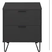 58 aufm Kessel Kommode Erna 51x45x62 Anthrazit matt Lack 14711-D