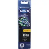 Oral-B - Ersatzbürstenköpfe Cross Action Black Ref XF 4CT - 8006540893470