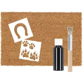 Kids in the Garden DIY Set Fußmatte - Tierpfotenabdrücke - - One Size - Kreatives Spielset