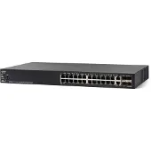 Cisco SF550X-24-K9, Managed, L3, Fast Ethernet (10/100), Rack-Einbau, 1U