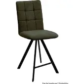 58 aufm Kessel Thekenstuhl drehbar (2er-Set) Destiny 47x108x60 Schwarz/Khaki