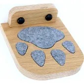 ModernClock Kleines Katzentrittbrett, kleine Katzentrittpfote 14,5x13 cm
