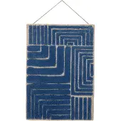 Bloomingville Velva Wanddekoration blau