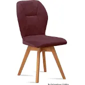 58 aufm Kessel Esszimmerstuhl drehbar (4er-Set) Draga 51x92x60 Eiche geölt/Marsala