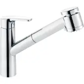 Heinrichschulte Spültischarmatur omega_2, mit herausziehbarer Handrause
