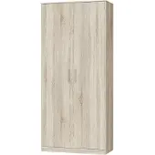 SMARTBett GmbH SMARTBett Schrank Kleiderschrank Aktenschrank 100 cm Eiche Sonoma