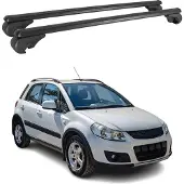 Omac Dachträger für Suzuki SX4 2006-2013 Gepäckträger Grundträger Alu Schwarz 2x