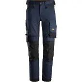 Snickers Arbeitshose 6341 Dunkelblau - Schwarz (9504) Größe 052