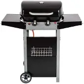 Landmann Grillchef by Gasgrill Gasgrillwagen 90 cm Arbeitshöhe 2 Brenner Seitentische 4 Besteckhaken
