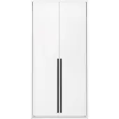 KamaMoebel Wohnzimmergarderobe, kleiner weißer Kippschrank 105 cm