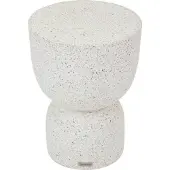 Hespéride Gartenbeistelltisch "timandra" d. 35 x h47cm aus terrazzo -
