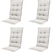 Madison - Gartenstuhlauflage High Back Naples sand - Ca. 123x50 cm - 4er-Set