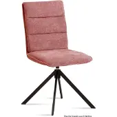58 aufm Kessel Esszimmerstuhl drehbar (6er-Set) Dekava 47x92x60 Schwarz/Rosewood