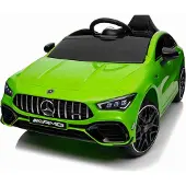 BOGI Mercedes-Benz CLA 45s AMG Kinderfahrzeug Kinderauto Kinderelektroauto 12V Grün