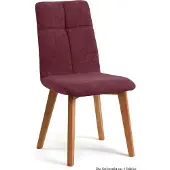 58 aufm Kessel Esszimmerstuhl (4er-Set) Dillian 47x92x60 Eiche geölt/Marsala