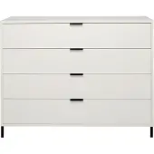58 aufm Kessel Kommode Erna 119x45x102 Kreidegrau matt Lack 14721-Q