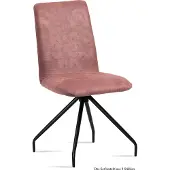 58 aufm Kessel Esszimmerstuhl (4er-Set) Desiri 47x92x60 Schwarz/Rosewood