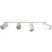 Lumicom Deckenleuchte Form L mit 4 verstellbaren Spots, 10 cm breit, 21 cm hoch, für GU10