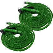 Helo Flexibler Gartenschlauch Flexischlauch Schlauch 2 x grün 22,5m