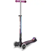Micro mobility Maxi Micro Deluxe Foldable LED Neochrome, Kinder, Dreiradroller, Junge/Mädchen, Asphalt, 50 kg, 3 Rad/Räder