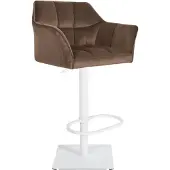 CLP Barhocker Damaso W Samt braun