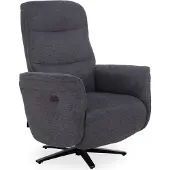 Harper Relaxsessel HUELVA BHT 71x108x89 cm grau Fernsehsessel