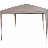 Gartentrends Pavillon >Starter< in grau, taupe - 300x260x300 (BxHxT)