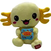 Kawaii Axolotl Kuscheltier Echse Molch Figur Plüsch 24 cm Plüsch gelb