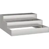 vidaXL Möbel Gartenpflanzer 3-Tier 90x90x35 cm Wetterungsstahl - Beete 865840