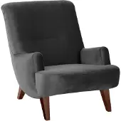 58 aufm Kessel Sessel Kajsa 71x80x101 Bezug Samtvelours Buche nussbaum/anthrazit