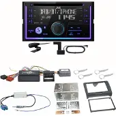 JVC KW-DB95BT Bluetooth Digitalradio Einbauset für Audi TT 8J
