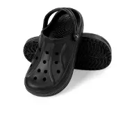 HEYO Clogs Damen Herren Gartenschuhe Sandalen Pantoletten Hausschuhe Gartenclogs Schwarz 39