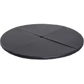 HOMCOM Tanzstangenmatte, Ø 150cm Stangentanz Schutzmatte, 5 cm dick faltbar