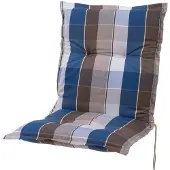 Sun Garden Auflage Niederlehner Prato 10358-100 blau-braun-weiß kariert