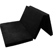 FORTISLINE Klappmatratze Gästematratze 16. Schwarz XXL - 195x120x8cm W396 16