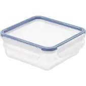 Rotho Kühlschrankdose quadratisch 0,8 l CLIC & LOCK, Farbe:Transparent