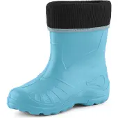 Ladeheid Kinder Mädchen Jungen Federleichte Eva Thermo Gummistiefel Gefüttert KL058 (Hellblau, 29)