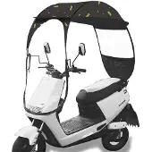 Edibazzar | Universalregenschutz für MOTORROLLERSCOOTER gegen Regen und Wind