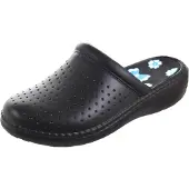 Alb Trade Damen Classic Clogs Pantoletten Hausschuhe Schwarz Gr. 36