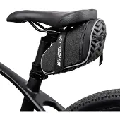 WHEEL UP Fahrradsatteltasche Wasserdichte Fahrradtaschentasche unter dem Sitz mit Reflexstreifen fuer Mountainbike