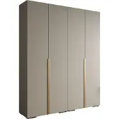 MEBLE KRYSPOL Inova 1 Schrank - 236,7x200x47cm - Kaschmir Kaschmir Gold