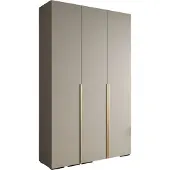 MEBLE KRYSPOL Inova 1 Schrank - 236,7x150x47cm - Kaschmir Kaschmir Gold
