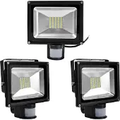 Greenmigo 3pcs 30W LED Strahler mit Bewegungsmelder Warmweiß