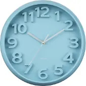 Karlsson - Wanduhr Elevated Classic Numbers - Misty Blue - Ø33,5cm