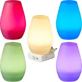Northpoint LED Steckdosen Nachtlicht Taschenlampe Weiß RGB Bewegungsmelder Induktionsladung Notlicht