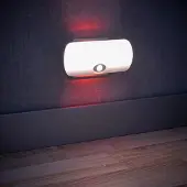Northpoint LED Steckdosen Nachtlicht Taschenlampe Weiß Wandleuchte Bewegungsmelder Induktionsladung