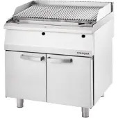 Stalgast Gas-Lavastein-Grill Als Standgerät, Serie 700 Nd Mit S-Rost, 800X700X850 Mm