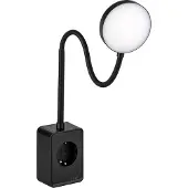 SEBSON LED Steckdosenlampe dimmbar Steckerleuchte flexibel Nachtlicht mit USB-C