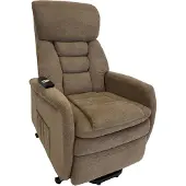 Abc HOME | Sessel | Textilstoff | braun | Fernbedienung | elektrisch | Massage | Aufsteh- und Liegefunktion